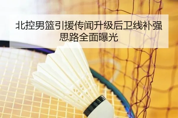 北控男篮引援传闻升级后卫线补强思路全面曝光